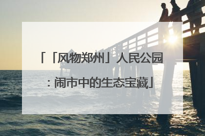 「风物郑州」人民公园：闹市中的生态宝藏