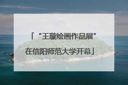 “王璇绘画作品展”在信阳师范大学开幕