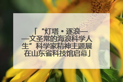 “灯塔 • 逐浪——文圣常的海浪科学人生”科学家精神主题展在山东省科技馆启幕