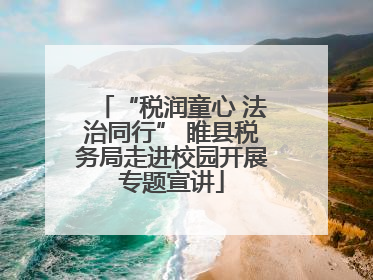 “税润童心 法治同行” 睢县税务局走进校园开展专题宣讲