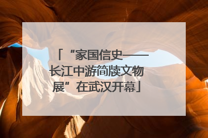 “家国信史——长江中游简牍文物展”在武汉开幕