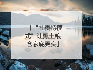 “扎赉特模式”让黑土粮仓家底更实