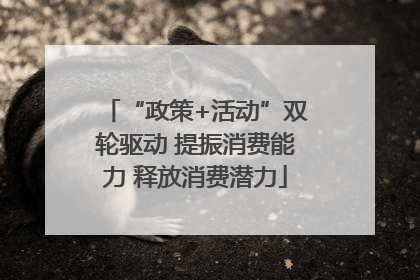 “政策+活动”双轮驱动 提振消费能力 释放消费潜力