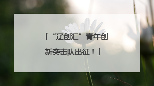 “辽创汇”青年创新突击队出征！
