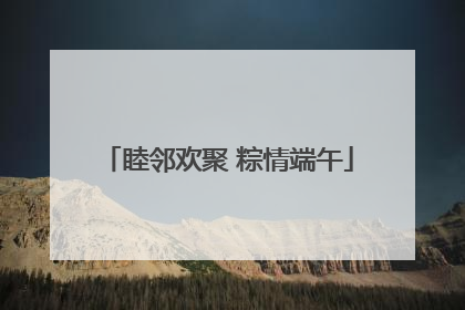 睦邻欢聚 粽情端午