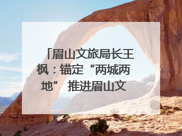 眉山文旅局长王枫：锚定“两城两地” 推进眉山文旅融合高质量发展｜文旅局长说