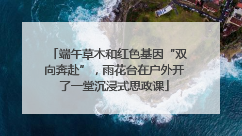 端午草木和红色基因“双向奔赴”，雨花台在户外开了一堂沉浸式思政课