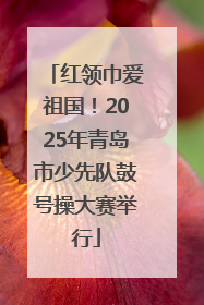 红领巾爱祖国！2025年青岛市少先队鼓号操大赛举行