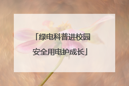 绿电科普进校园 安全用电护成长