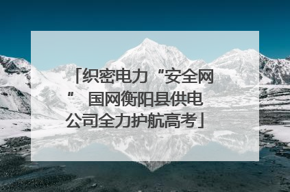 织密电力“安全网” 国网衡阳县供电公司全力护航高考