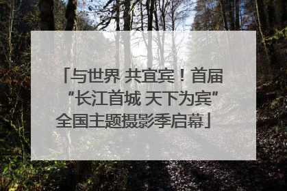 与世界 共宜宾！首届“长江首城 天下为宾”全国主题摄影季启幕