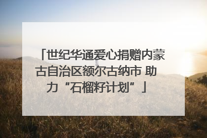 世纪华通爱心捐赠内蒙古自治区额尔古纳市 助力“石榴籽计划”