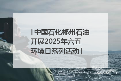 中国石化郴州石油开展2025年六五环境日系列活动