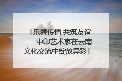 乐舞传情 共筑友谊——中印艺术家在云南文化交流中绽放异彩