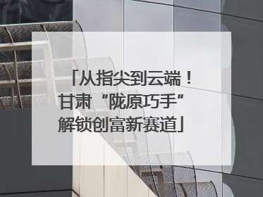 从指尖到云端！甘肃“陇原巧手”解锁创富新赛道