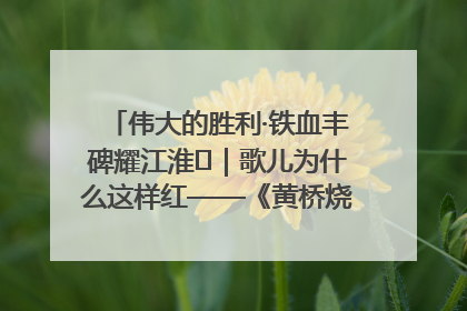 伟大的胜利·铁血丰碑耀江淮⑫｜歌儿为什么这样红——《黄桥烧饼歌》诞生记