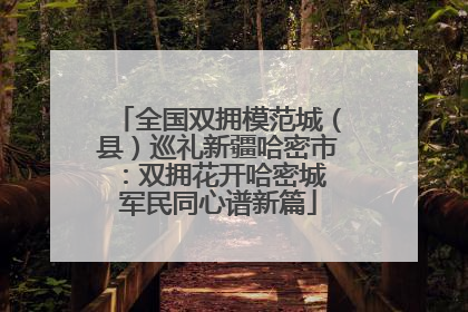 全国双拥模范城（县）巡礼新疆哈密市：双拥花开哈密城 军民同心谱新篇
