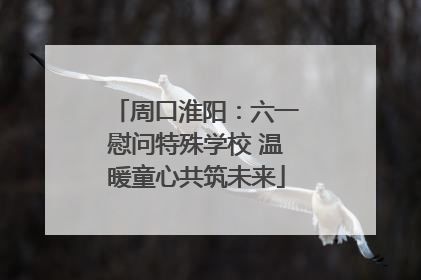 周口淮阳：六一慰问特殊学校 温暖童心共筑未来