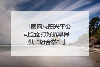 国网咸阳兴平公司全面打好抗旱保供“组合拳”