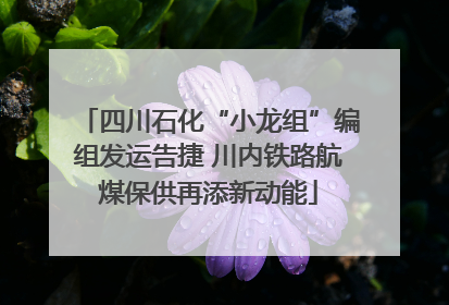 四川石化“小龙组”编组发运告捷 川内铁路航煤保供再添新动能