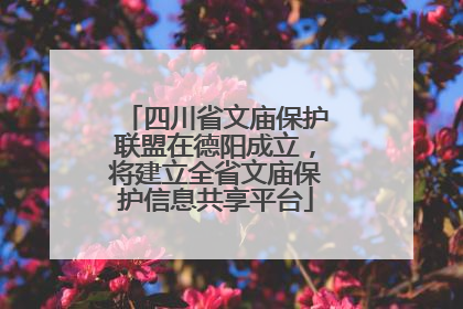 四川省文庙保护联盟在德阳成立，将建立全省文庙保护信息共享平台