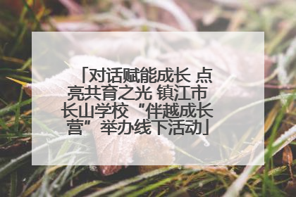 对话赋能成长 点亮共育之光 镇江市长山学校“伴越成长营”举办线下活动