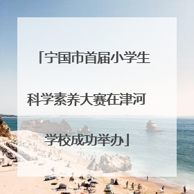 宁国市首届小学生科学素养大赛在津河学校成功举办