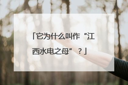 它为什么叫作“江西水电之母”？