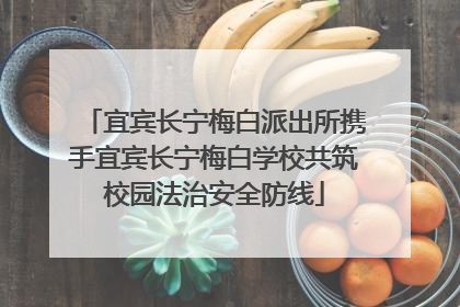 宜宾长宁梅白派出所携手宜宾长宁梅白学校共筑校园法治安全防线