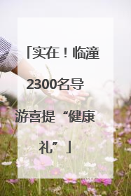 实在！临潼2300名导游喜提“健康礼”