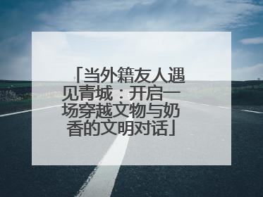 当外籍友人遇见青城：开启一场穿越文物与奶香的文明对话