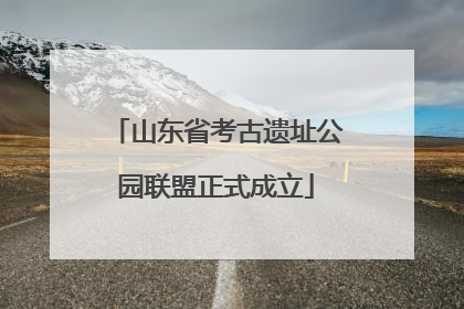 山东省考古遗址公园联盟正式成立