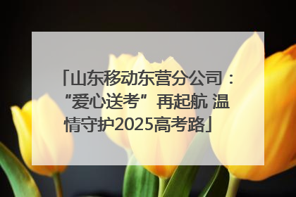 山东移动东营分公司：“爱心送考”再起航 温情守护2025高考路