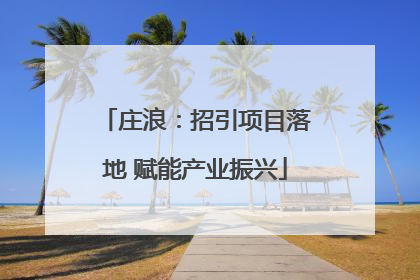 庄浪：招引项目落地 赋能产业振兴