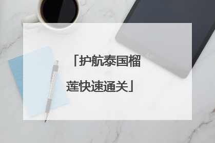 护航泰国榴莲快速通关