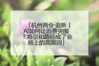 杭州两会·追新丨AI如何让消费突围？场景和路径成了会场上的高频词