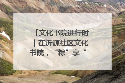 文化书院进行时｜在沂源社区文化书院，“粽”享“端午”美好时光