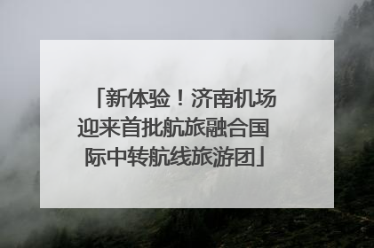 新体验！济南机场迎来首批航旅融合国际中转航线旅游团