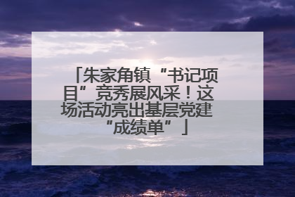 朱家角镇“书记项目”竞秀展风采！这场活动亮出基层党建“成绩单”