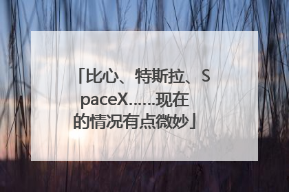 比心、特斯拉、SpaceX……现在的情况有点微妙