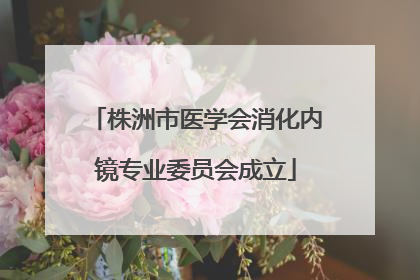 株洲市医学会消化内镜专业委员会成立