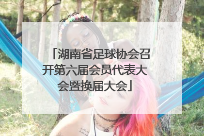 湖南省足球协会召开第六届会员代表大会暨换届大会
