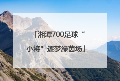 湘潭700足球“小将”逐梦绿茵场