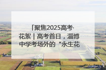 聚焦2025高考·花絮｜高考首日，淄博中学考场外的“永生花”传递温暖与祝福
