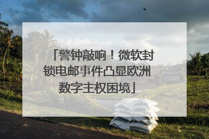 警钟敲响！微软封锁电邮事件凸显欧洲数字主权困境