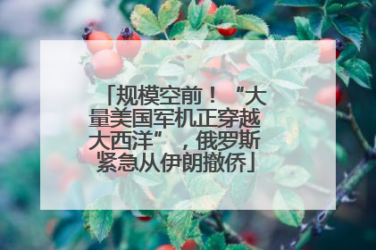 规模空前！“大量美国军机正穿越大西洋”，俄罗斯紧急从伊朗撤侨