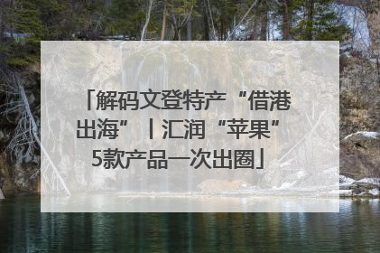 解码文登特产“借港出海”丨汇润“苹果”5款产品一次出圈