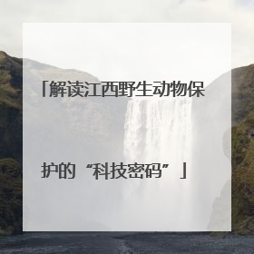 解读江西野生动物保护的“科技密码”