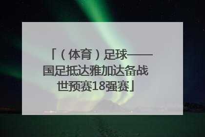 （体育）足球——国足抵达雅加达备战世预赛18强赛