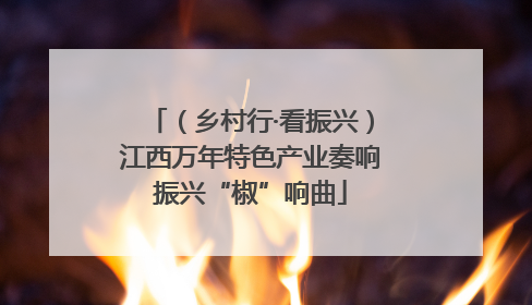 （乡村行·看振兴）江西万年特色产业奏响振兴“椒”响曲